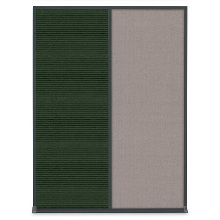 United Visual Products Single Door Radius Plus Corkboard, 18"X UV8000PLUS-BRONZE-BLACK